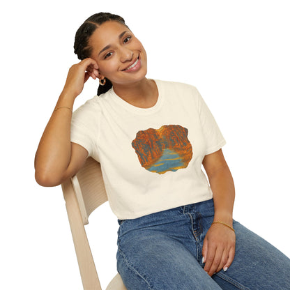 Autumn Pathway Unisex Softstyle T-Shirt, Cozy Fall Shirt, Nature Lover Tee, Scenic Route Top, Gift for Hikers, Casual Wear, Outdoor [...]