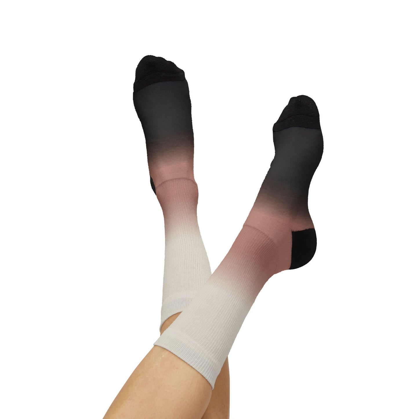 Neutral Ombre Gradient Socks | Sublimation Socks
