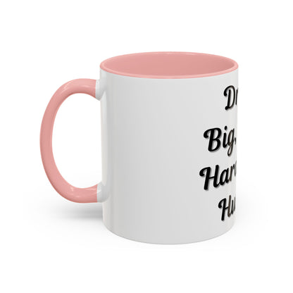 Inspirational Accent Coffee Mug - "Dream Big, Work Hard, Stay Humble" - Motivational 11/15oz - TRV
