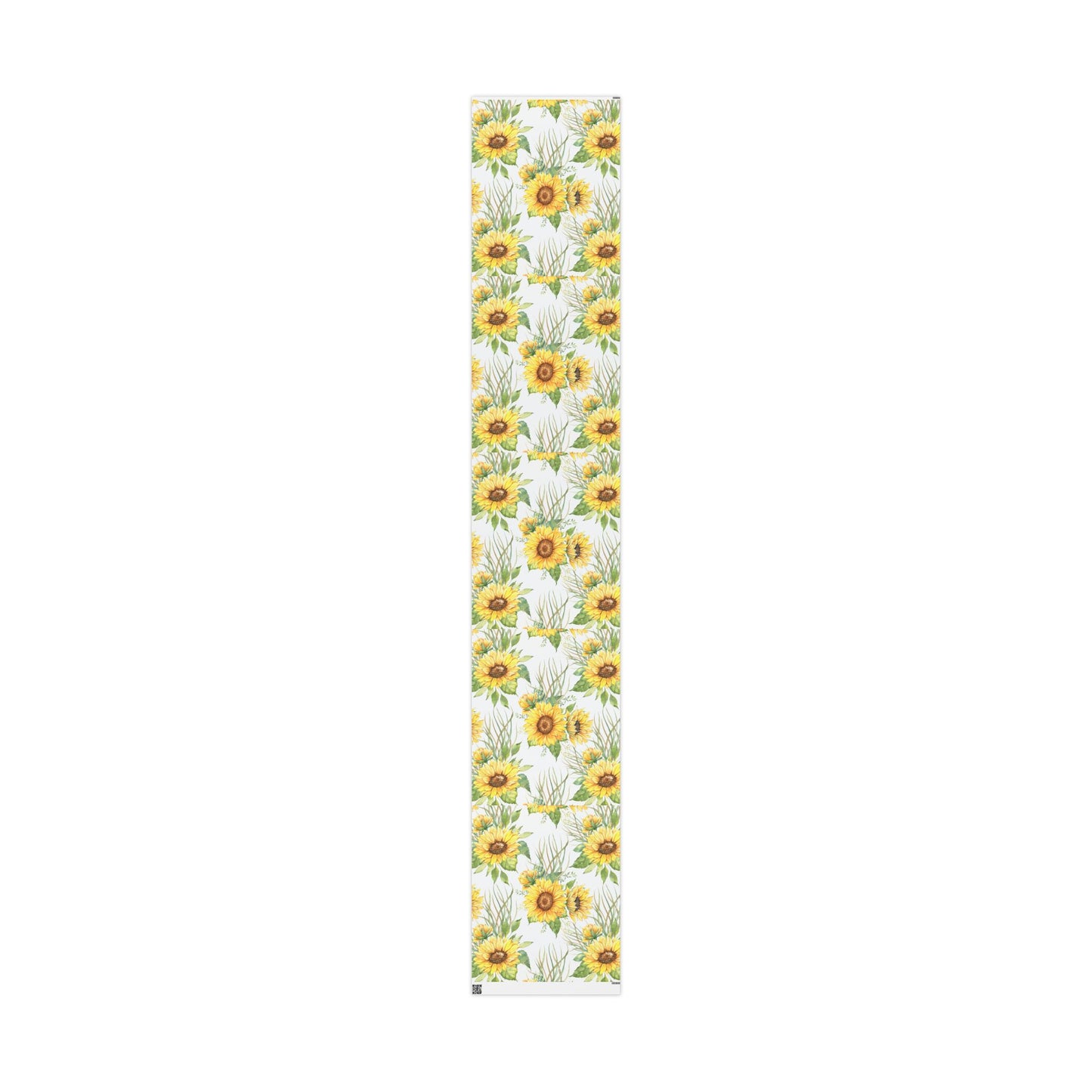 Sunflower Wrapping Paper Roll — Floral Gift Wrap for Birthdays, Mother's Day & Spring Celebrations