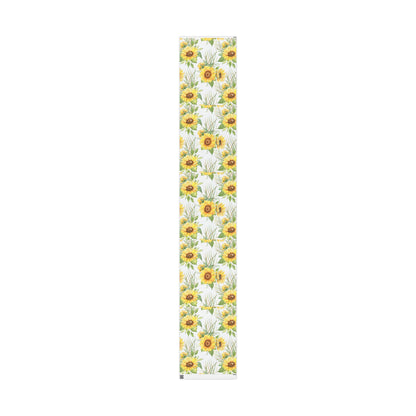 Sunflower Wrapping Paper Roll — Floral Gift Wrap for Birthdays, Mother's Day & Spring Celebrations