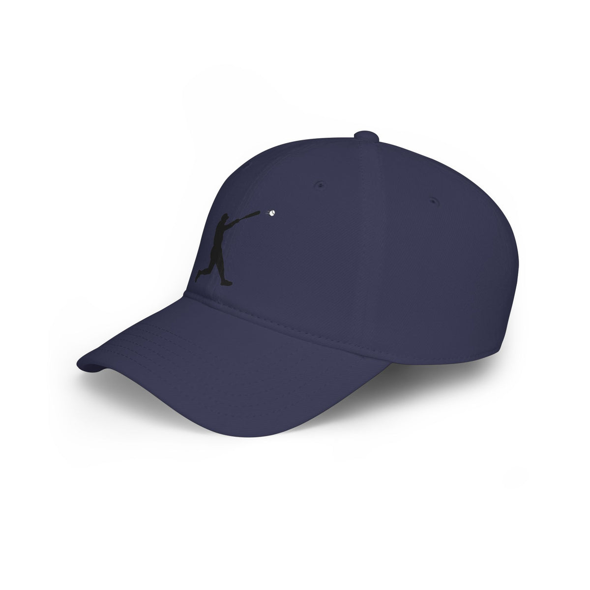 Silhouette Batter baseball cap by Printify, casual hat with a sporty design and adjustable strap, front view with embroidered logo