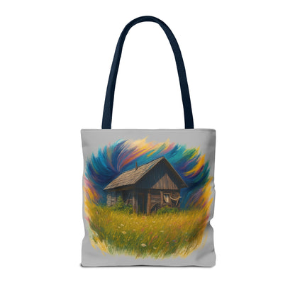 Rustic Charm Tote Bag | Boho Bag | Eco-Friendly Custom Design | Nature Lover Gift | Canvas Purse | Casual Carryall - TRV