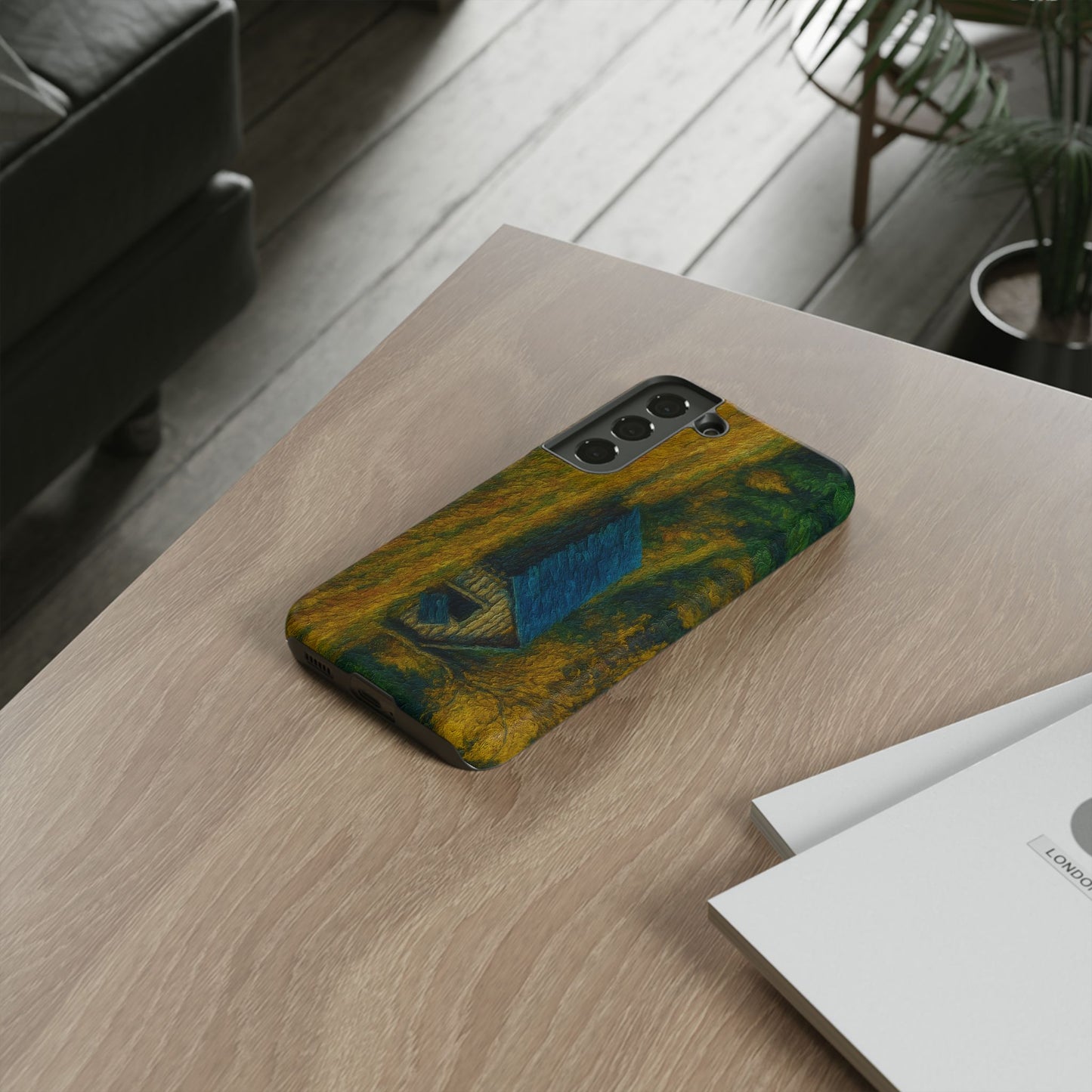 Artistic Phone Case by Tough Cases, Nature-Inspired Phone Protection, Unique Gift for Nature Lovers, Stylish Accessory, Fall Aesthetic - TRV