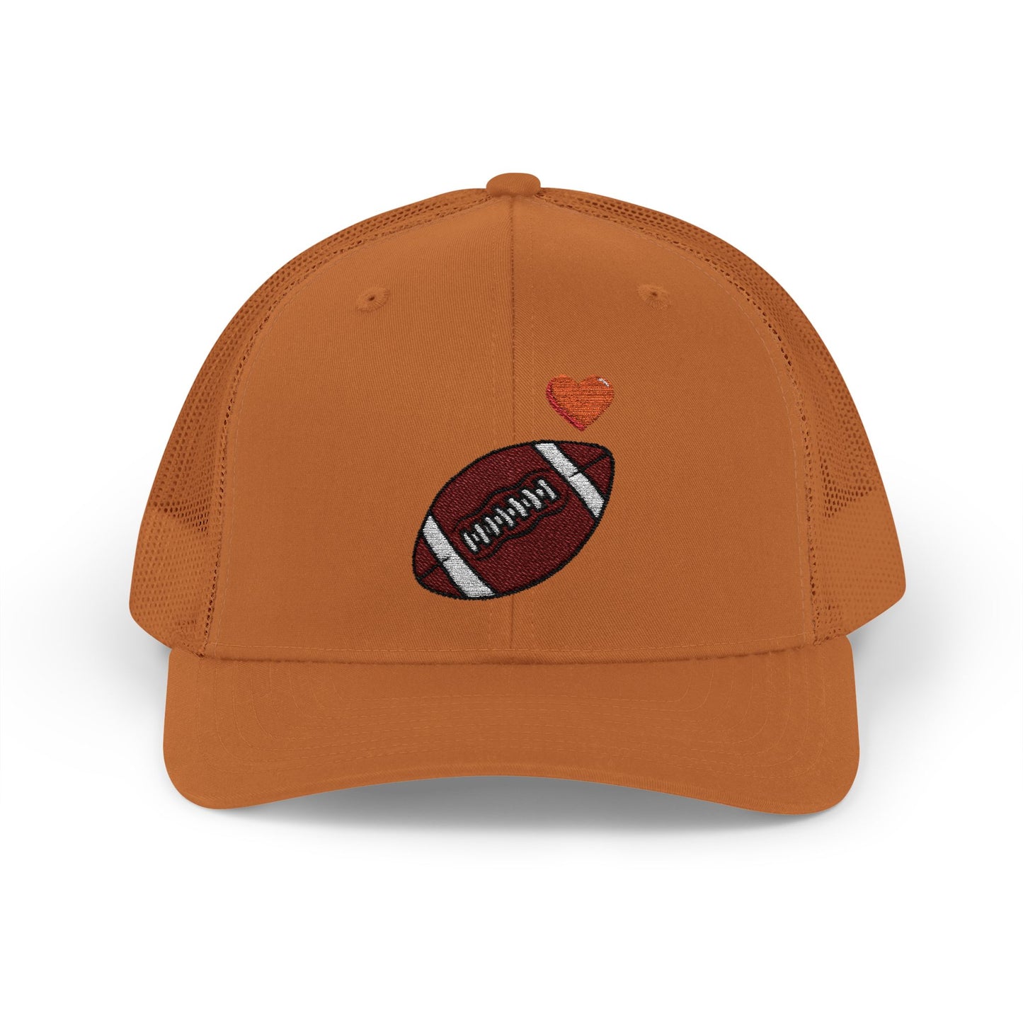 Football Love Snapback Trucker Cap, Sports Hat, Gift for Sports Fans, Casual Wear, Outdoor Activities - TRV
