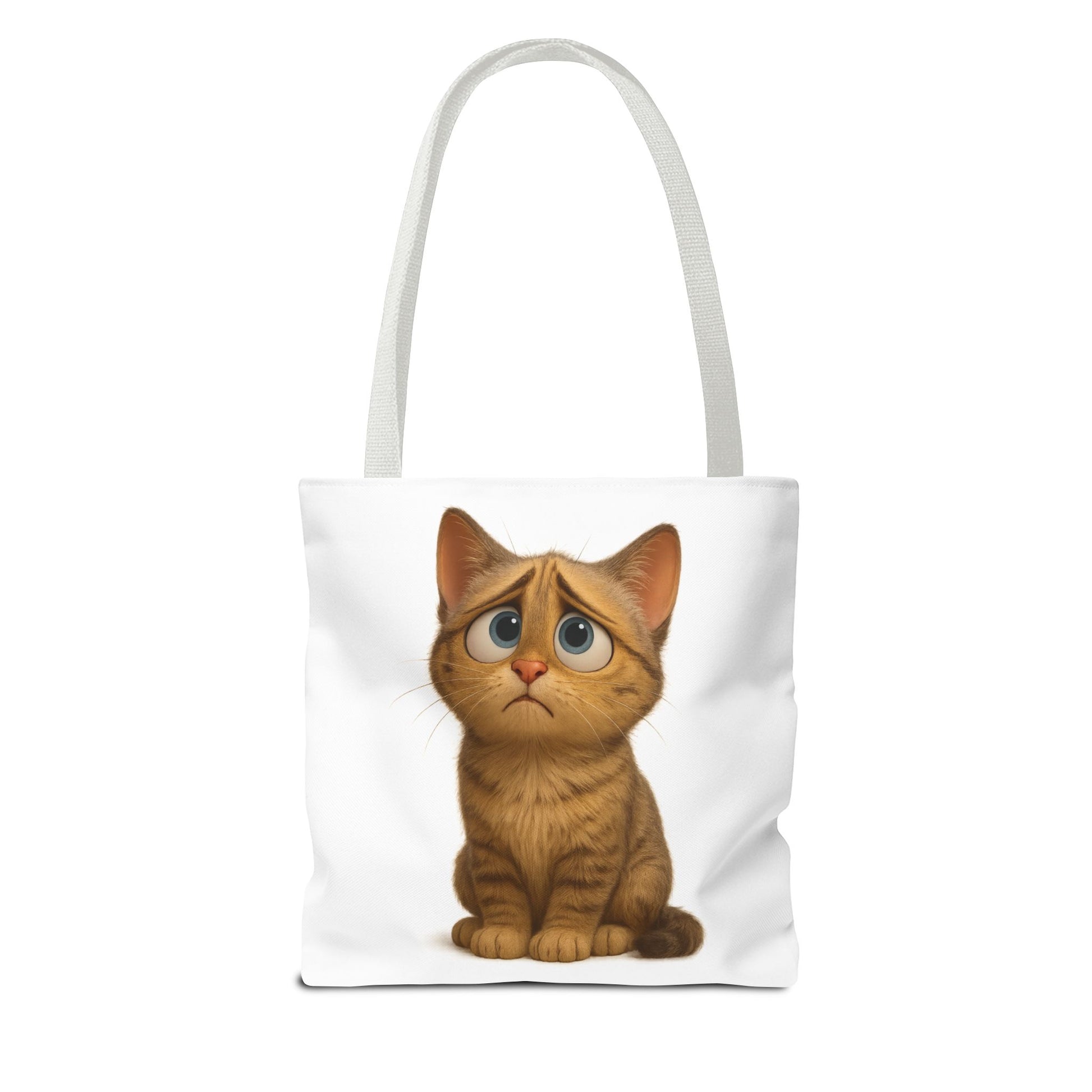 Cute Cat Tote Bag, Animal Lover Gift, Shopping Tote, Reusable Bag, Cute Merchandise, Eco-Friendly Gift - TRV