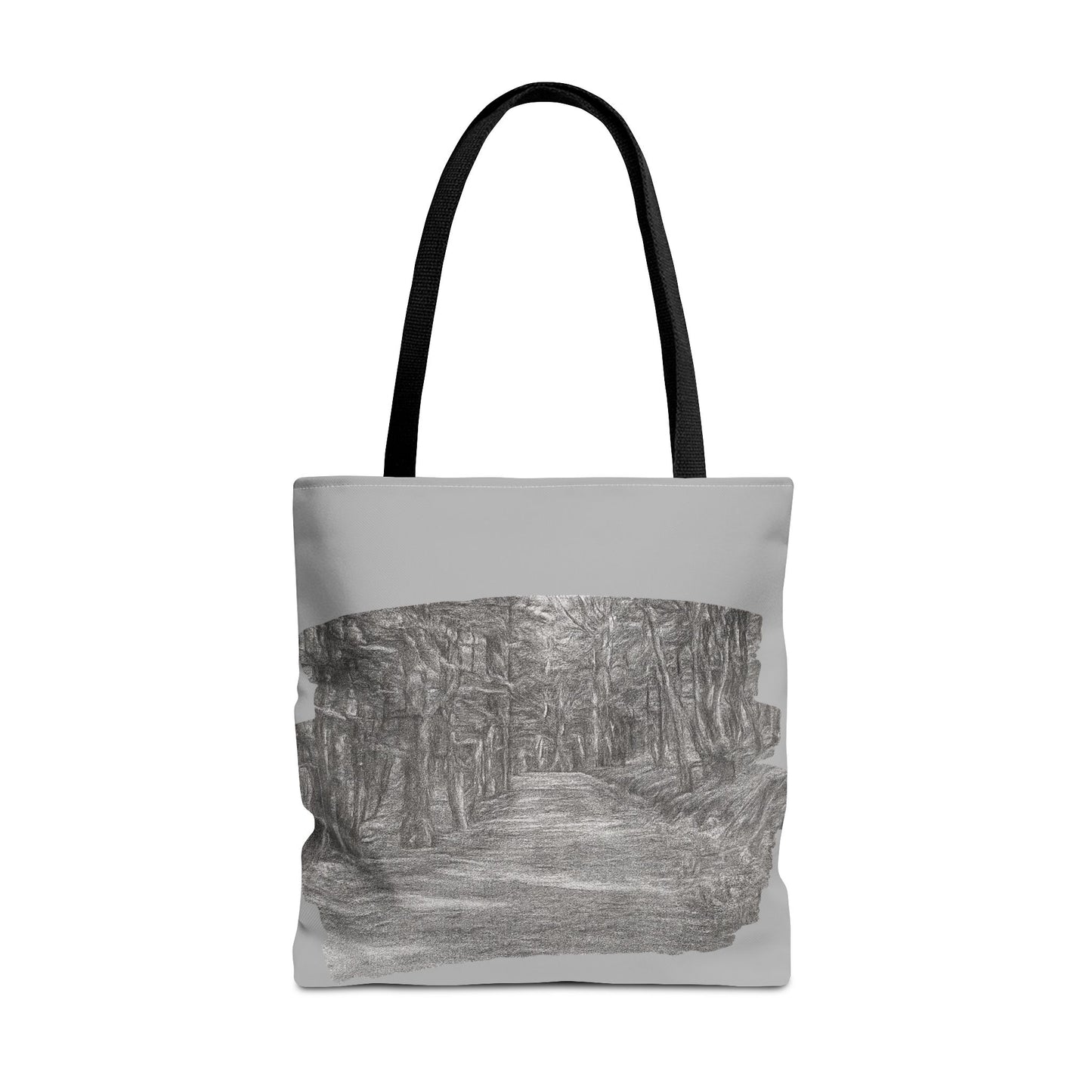 Scenic Path Tote Bag, Reversible Tote, Eco-Friendly Shopper, Outdoor Adventure Bag, Gift for Nature Lovers, Stylish Carryall - TRV