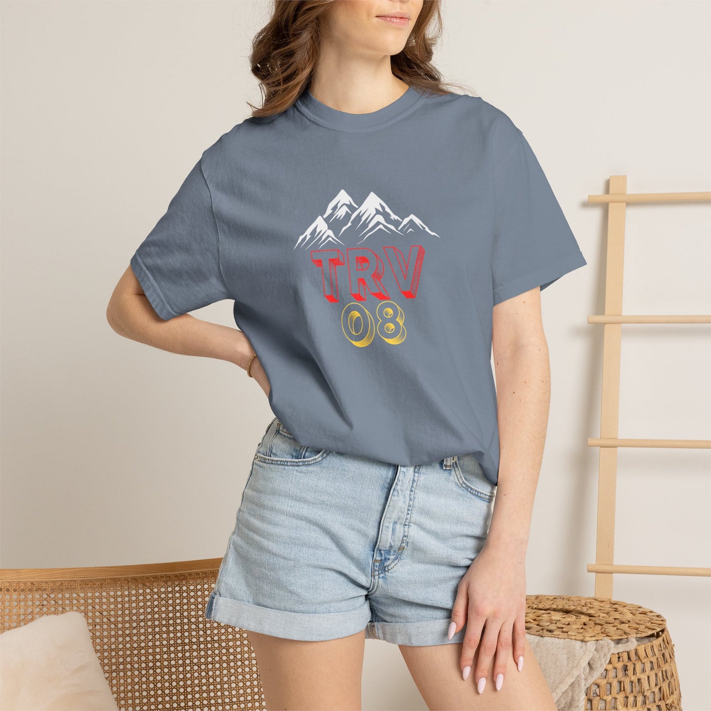 TRV08 Logo Tee | Unisex Garment-Dyed T-Shirt