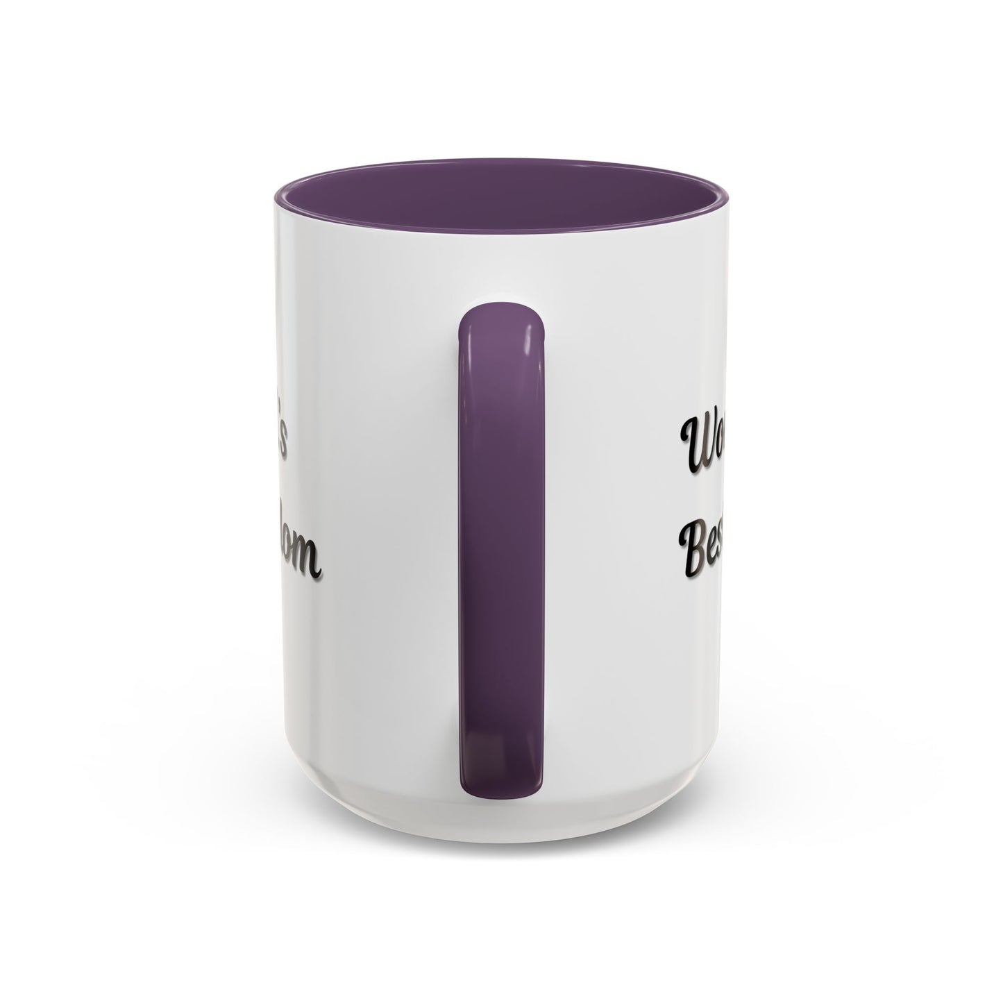 World's Best Mom Accent Coffee Mug - 11oz & 15oz - Perfect Gift for Mother's Day