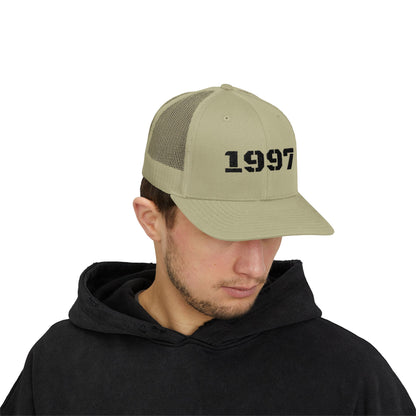 1997 Snapback Trucker Cap, Vintage Style Hat, Year Birth Cap, Trendy Dad Hat, Cool Casual Cap, Gift for 90s Kids - TRV
