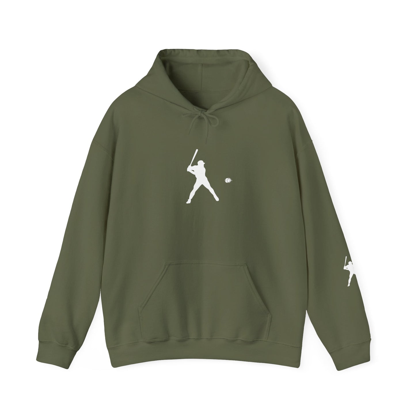 Sporty Unisex Baseball Hooded Sweatshirt, Casual Hoodie for Athletes, Perfect for Gifts, Comfy Streetwear, Ideal for Sports Events, Personal Use - TRV
