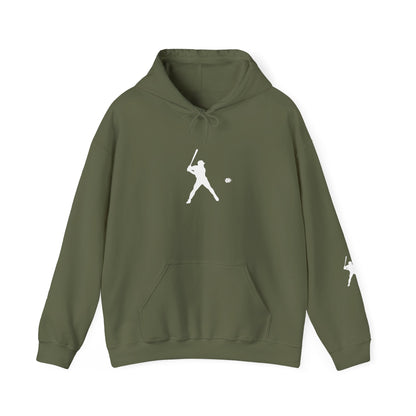 Sporty Unisex Baseball Hooded Sweatshirt, Casual Hoodie for Athletes, Perfect for Gifts, Comfy Streetwear, Ideal for Sports Events, Personal Use - TRV