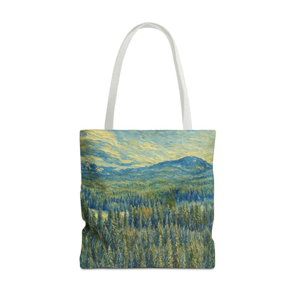 Nature-Inspired Tote Bag, Eco-Friendly Carryall, Bohemian Style Purse, Art Tote, Great Gift for Nature Lovers, Shopping Bag, Travel [...] - TRV