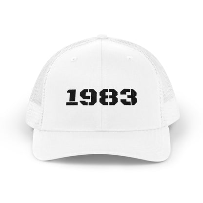 Vintage 1983 Snapback Trucker Cap, Personalized Dad Hat, Perfect Gift for Birthdays, Classic Casual Style, Everyday Wear, Anniversary Hat - TRV