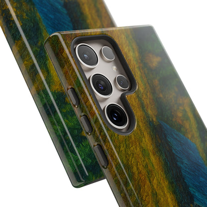 Artistic Phone Case by Tough Cases, Nature-Inspired Phone Protection, Unique Gift for Nature Lovers, Stylish Accessory, Fall Aesthetic - TRV