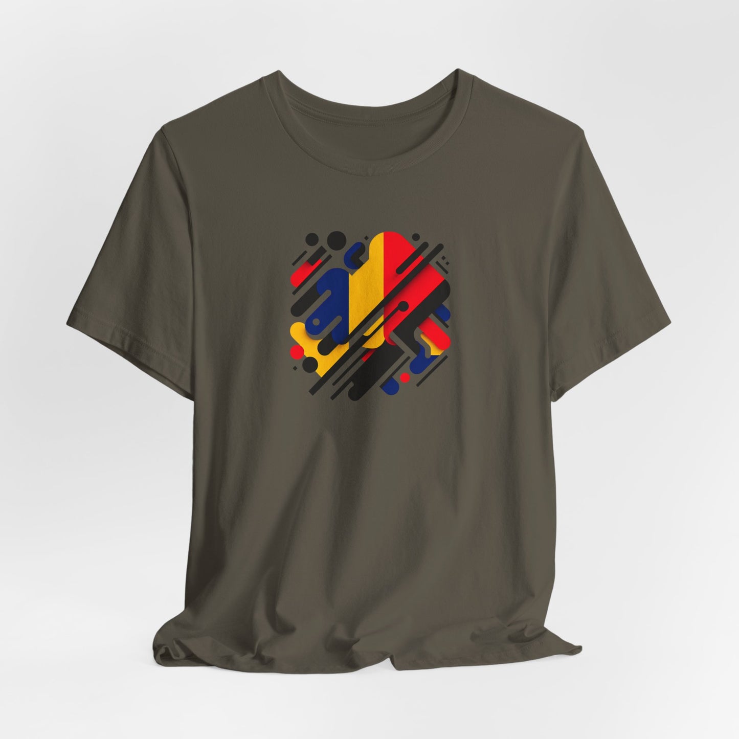 Artistic Heart Unisex Jersey Tee - Vibrant Graphic Tee, Casual Wear, Gift for Art Lovers, Birthday Surprise, Everyday Comfort - TRV
