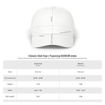 Dad Cap — "My anxiety has anxiety" Embroidered White Baseball Hat