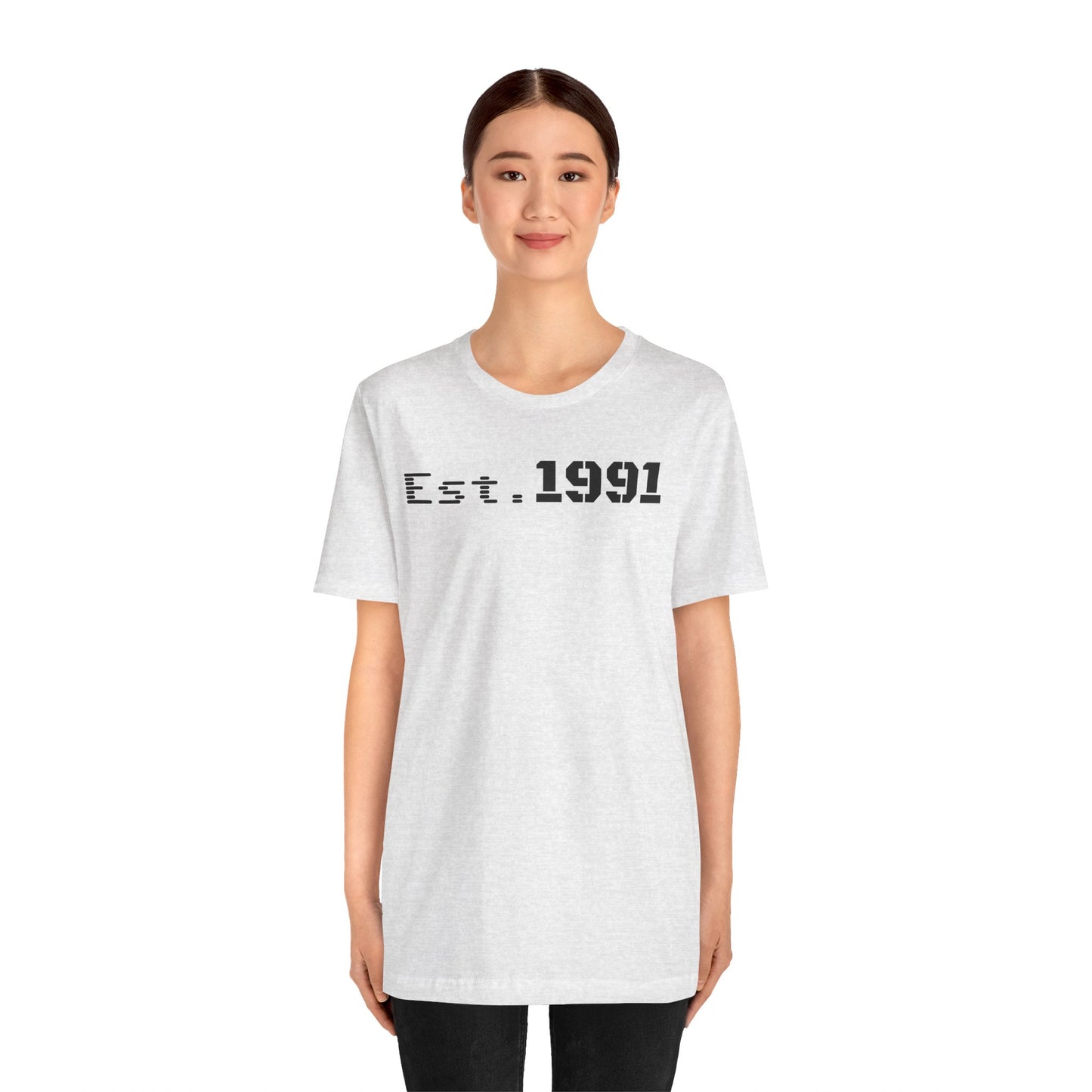 Established 1991 Unisex Jersey Tee | Vintage Anniversary Gift | Casual Wear, Birthday Shirt, Retro Style, Statement Tee, Gift for Him/Her - TRV