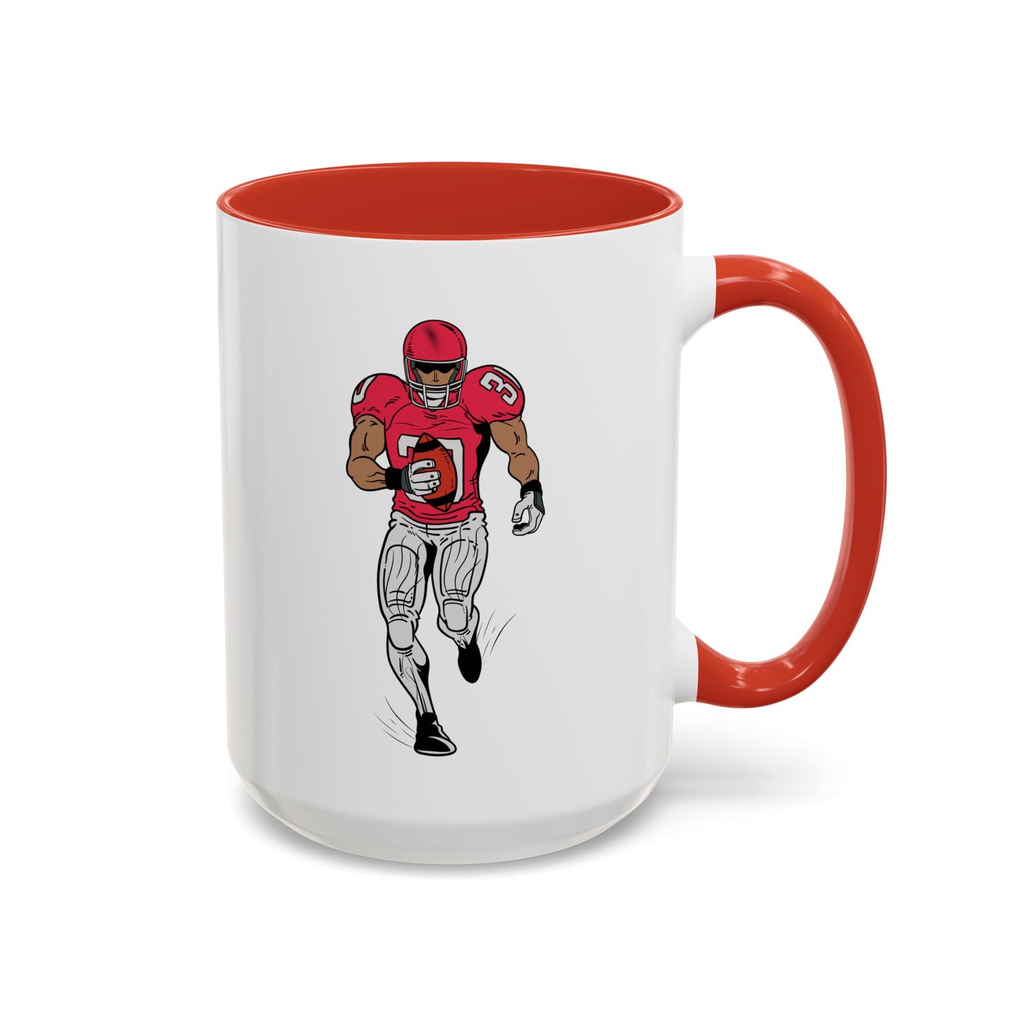 Football Player Coffee Mug, Sports Fan Gift, Motivational Coffee Cup, Game Day Mug, Unique Sports Merchandise