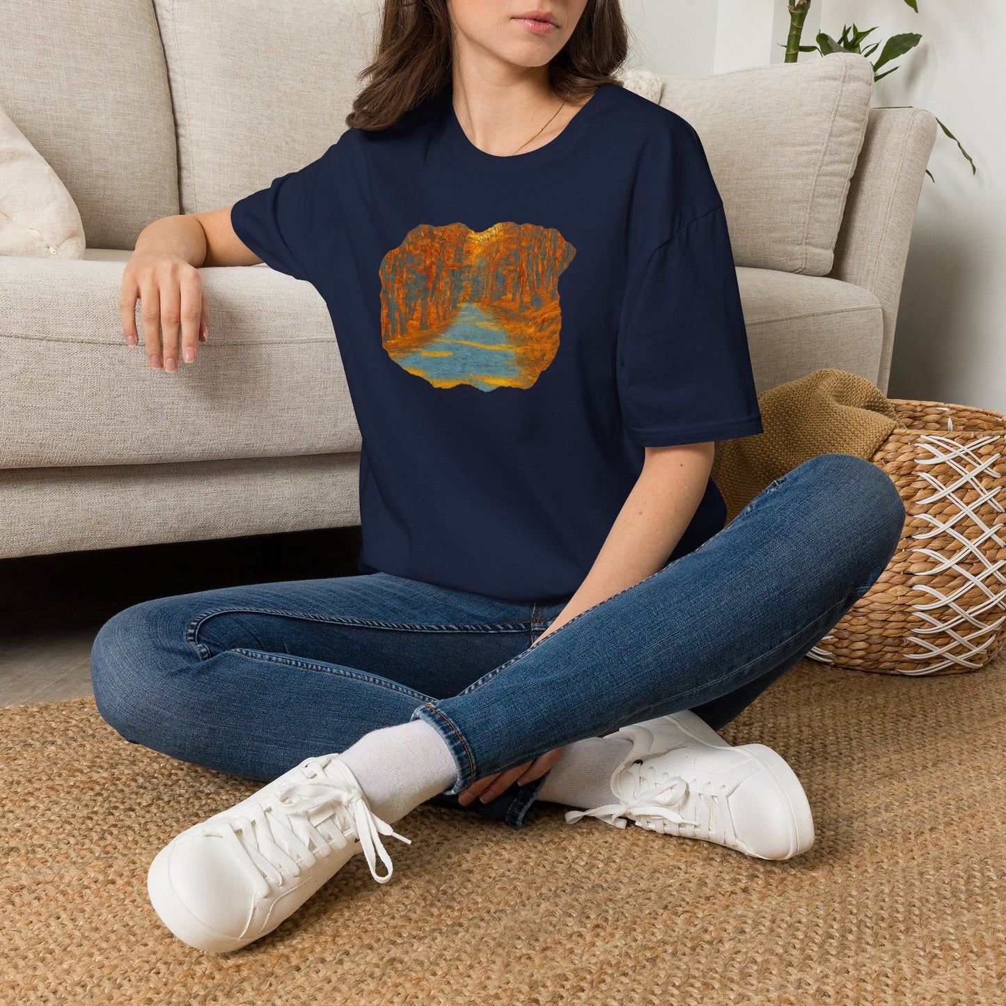 Autumn Pathway Unisex Softstyle T-Shirt, Cozy Fall Shirt, Nature Lover Tee, Scenic Route Top, Gift for Hikers, Casual Wear, Outdoor [...]