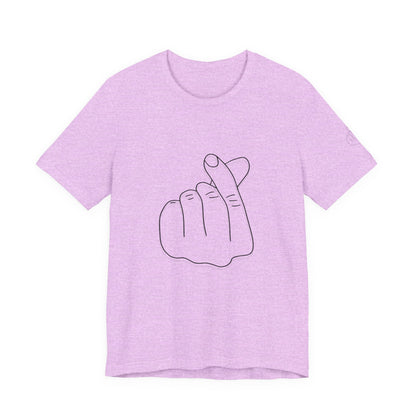 Minimalist Hand Sign Unisex Tee | Casual Everyday Wear | Perfect for Gift Givers