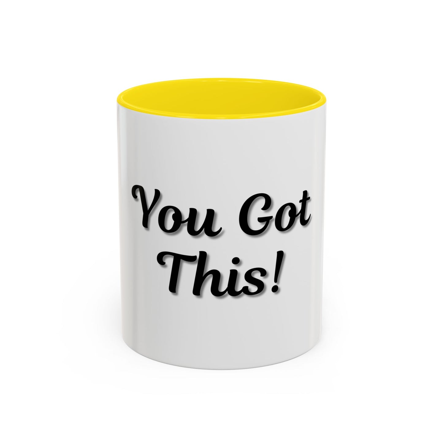 Inspirational Accent Coffee Mug - "You Got This!" - Perfect for Motivation & Gifts - TRV