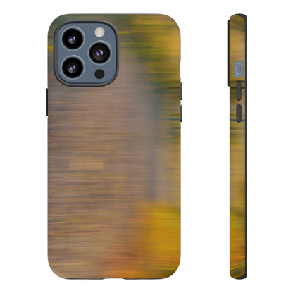 Autumn Blur Tough Phone Case — Fall Colors Protective iPhone Cover