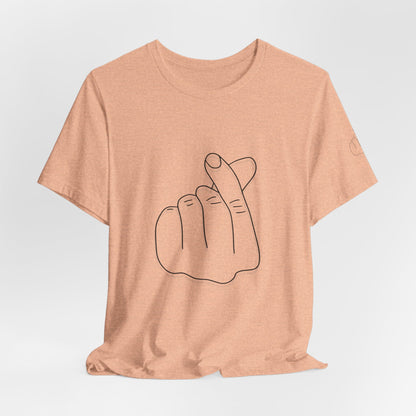 Minimalist Hand Sign Unisex Tee | Casual Everyday Wear | Perfect for Gift Givers