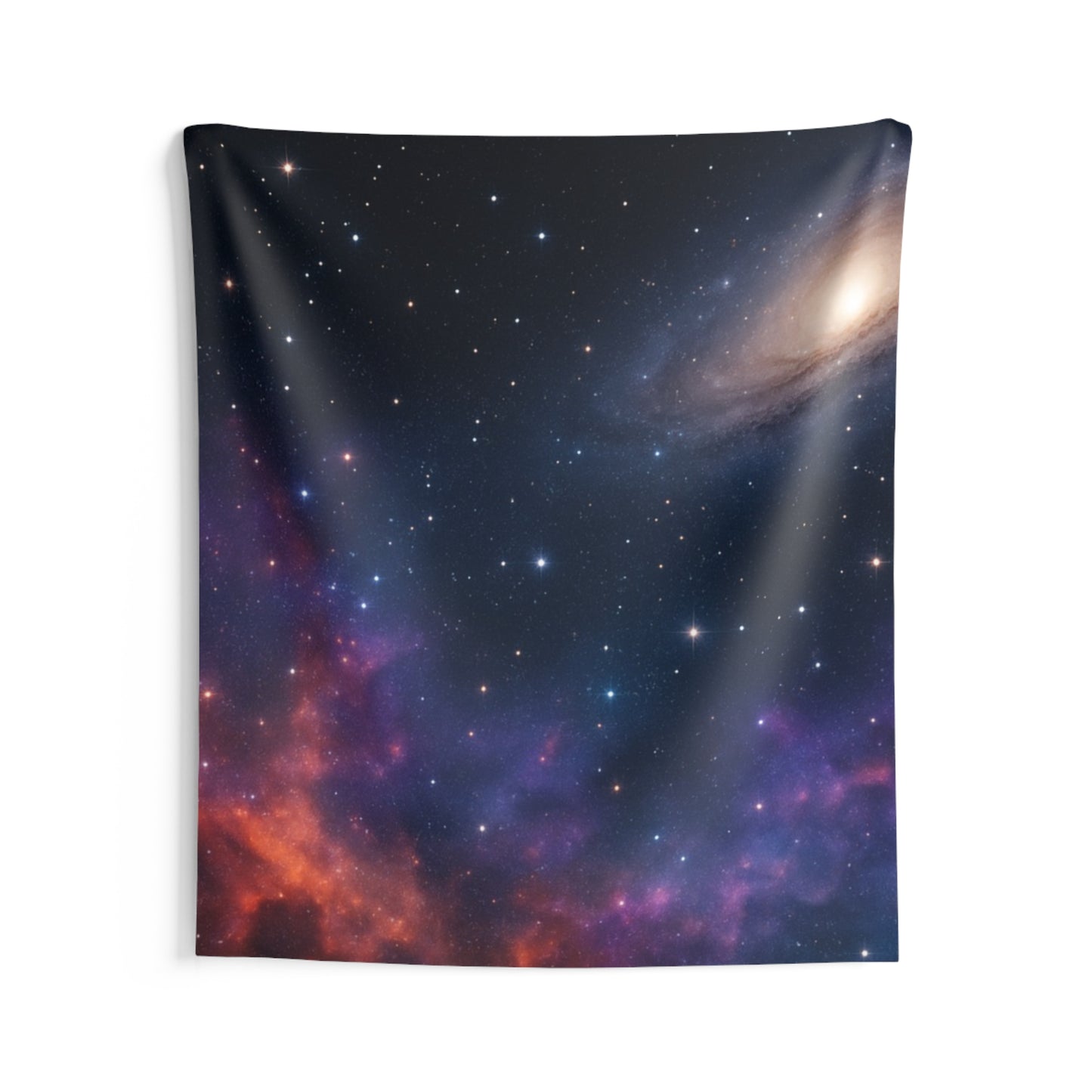 Galaxy Nebula Wall Tapestry — Starry Space Bedroom Decor