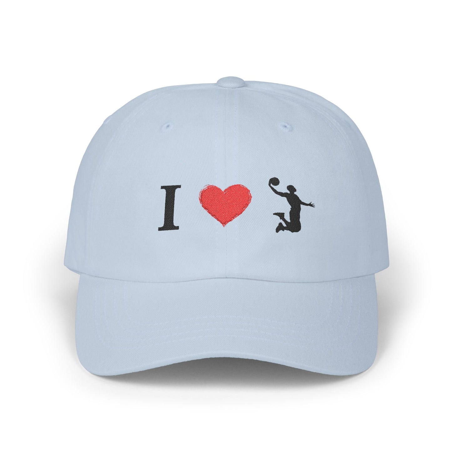 I Love Basketball Dad Cap, Casual Hat for Dads, Gift for Father's Day, Sports Lover Cap, Family Outing Accessory, Everyday Wear - TRV
