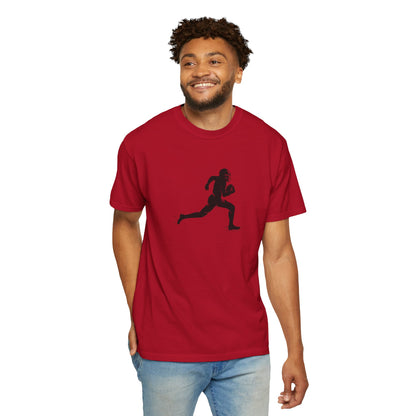 Football Player Graphic Unisex T-Shirt, Casual Sports Tee, Gift for Athletes, Workout Shirt, Everyday Wear, Unique Running Apparel