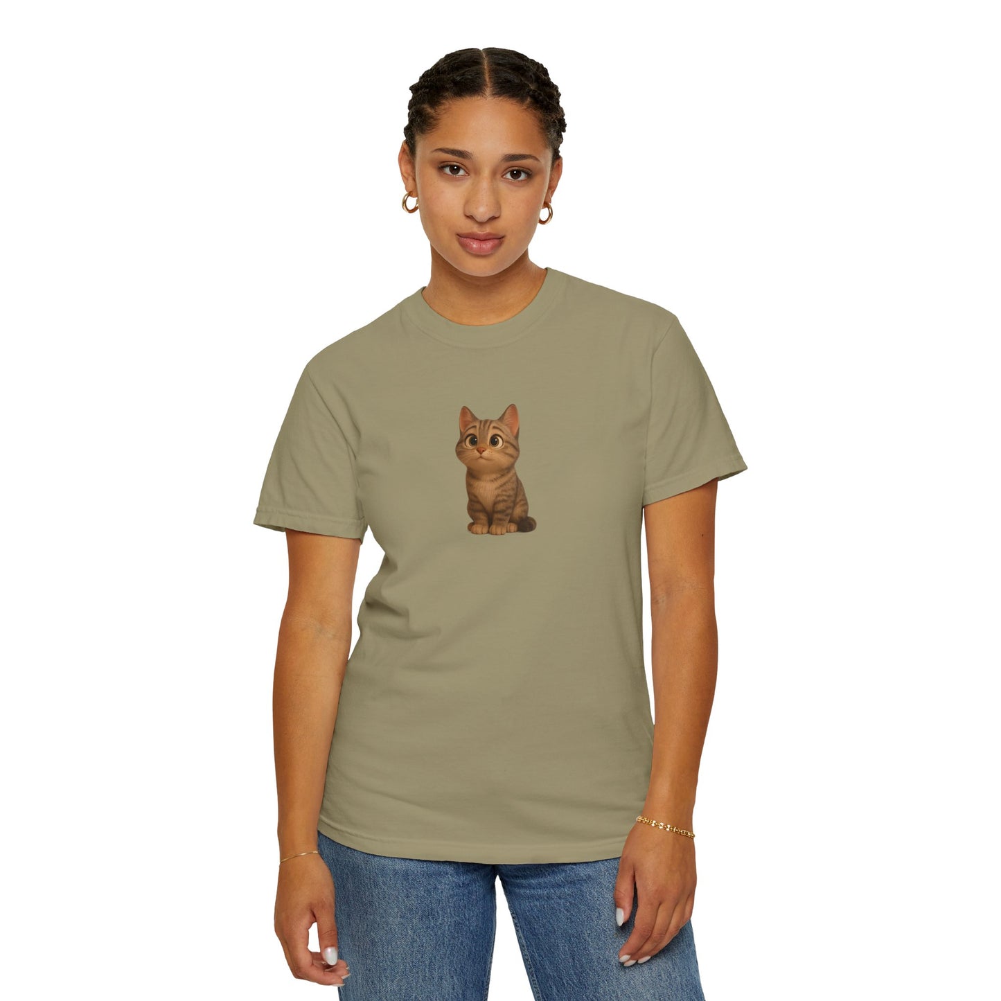 Cute Cat Graphic T-Shirt, Casual Wear, Cat Lover Gift, Everyday Tee, Animal Lover Apparel, Perfect for Birthdays & Holidays - TRV