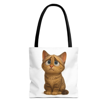 Cute Cat Tote Bag, Animal Lover Gift, Shopping Tote, Reusable Bag, Cute Merchandise, Eco-Friendly Gift - TRV