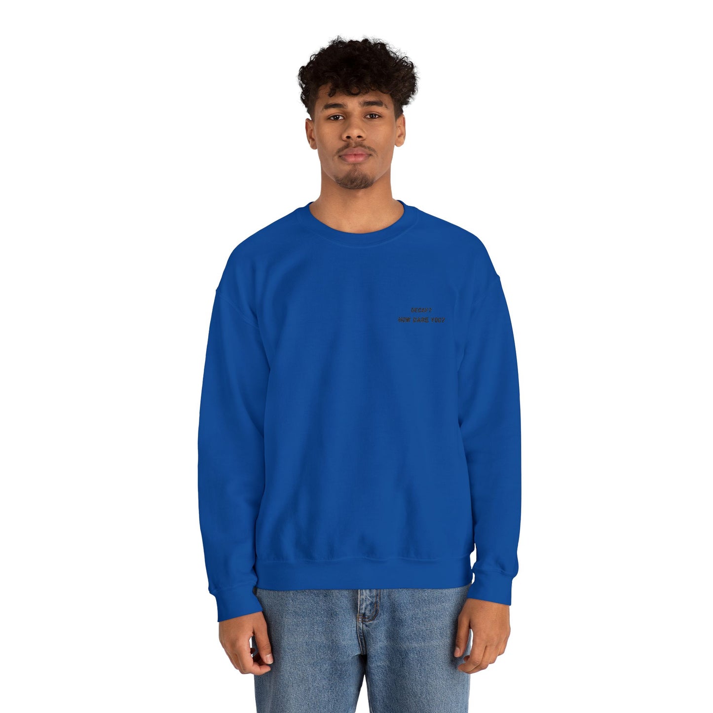 Funny Crewneck Sweatshirt: "Decaf? How Dare You?" Gift for Friends, Casual Wear, Humor Apparel, Cozy Outfit, Unisex Sweatshirt - TRV