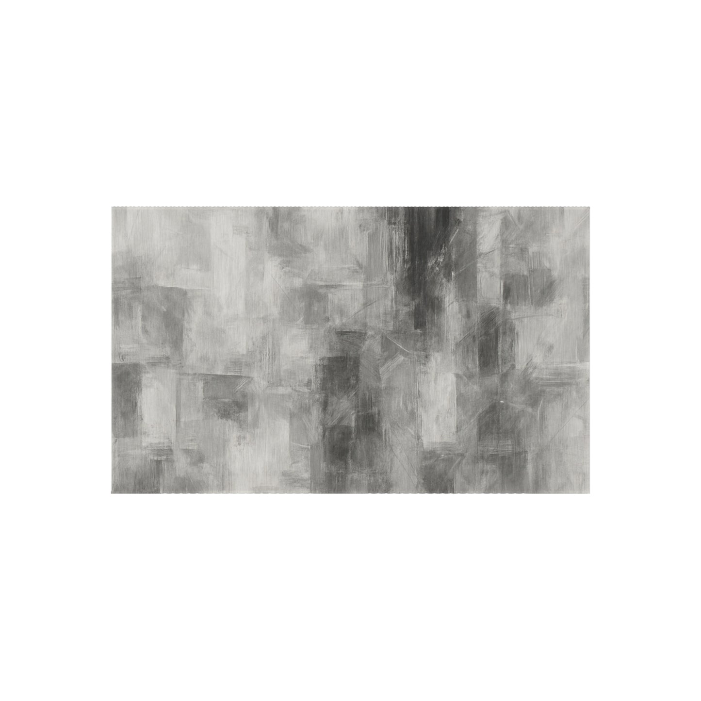 Grey outdoor waterproof rug for patio and deck, modern design, durable blanket by Printify, suitable for outdoor use