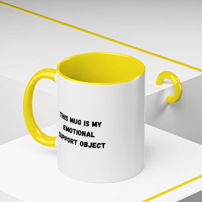 Emotional Support Coffee Mug, Funny Gift for Coffee Lovers, Unique Office Mug, Self-Care Gift, Cute Ceramic Mug