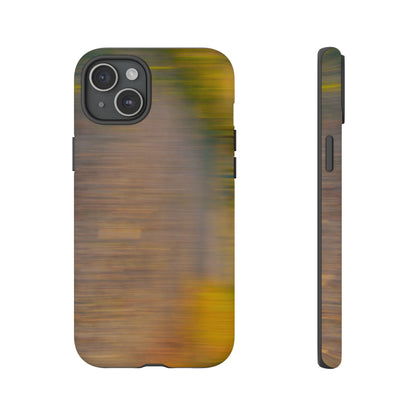 Autumn Blur Tough Phone Case — Fall Colors Protective iPhone Cover