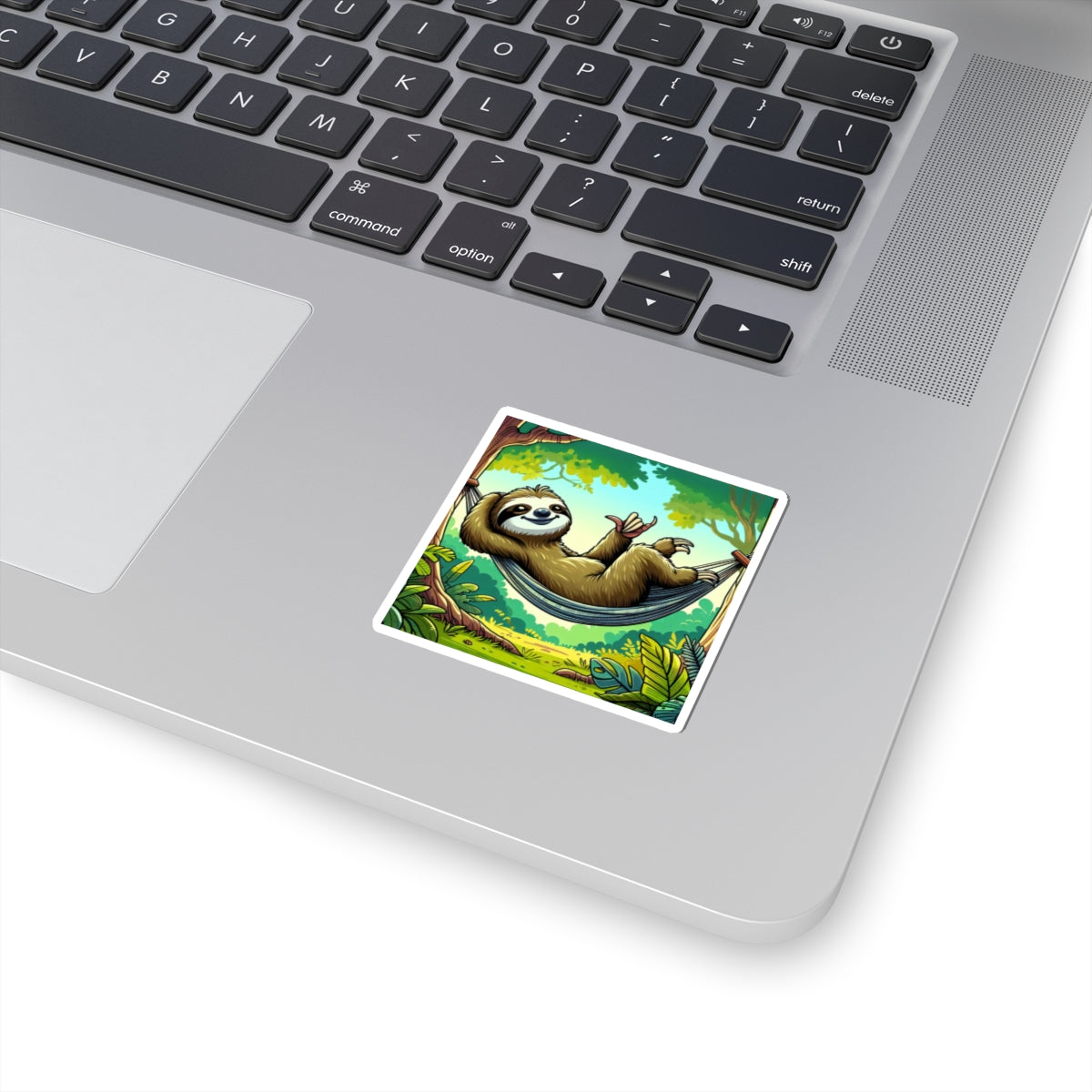 Chill Sloth Kiss-Cut Stickers | Cute Animal Art, Laptop, Water Bottle, Journal Decor, Gift for Sloth Lovers