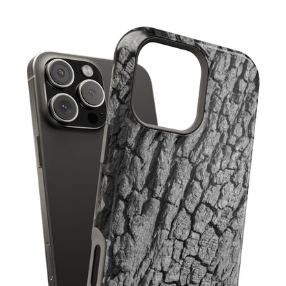 Bark Texture Magnetic Impact Phone Case