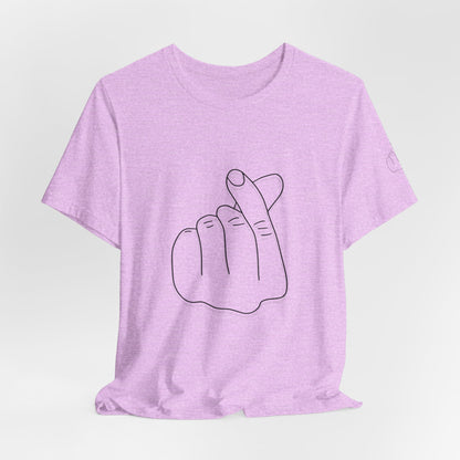 Minimalist Hand Sign Unisex Tee | Casual Everyday Wear | Perfect for Gift Givers