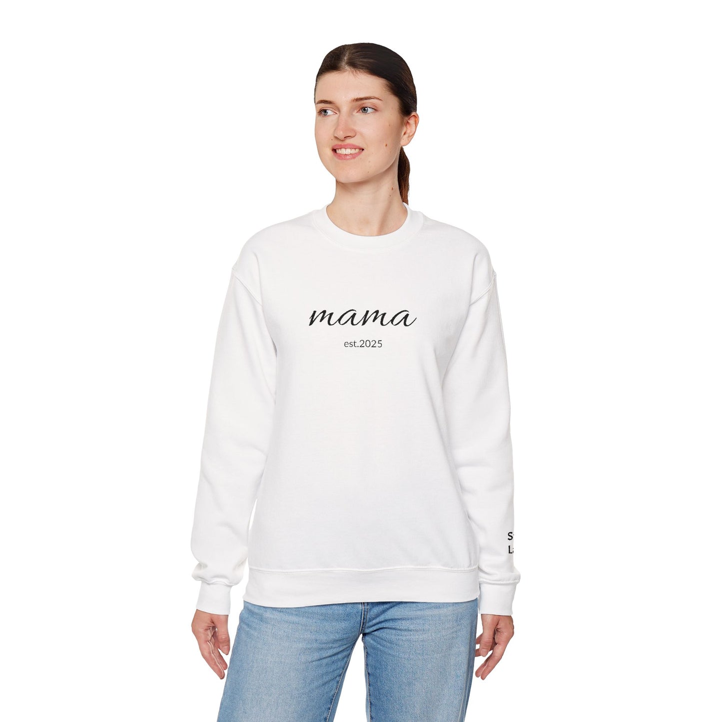 mama sweatshirt | simple script mom pullover - TRV