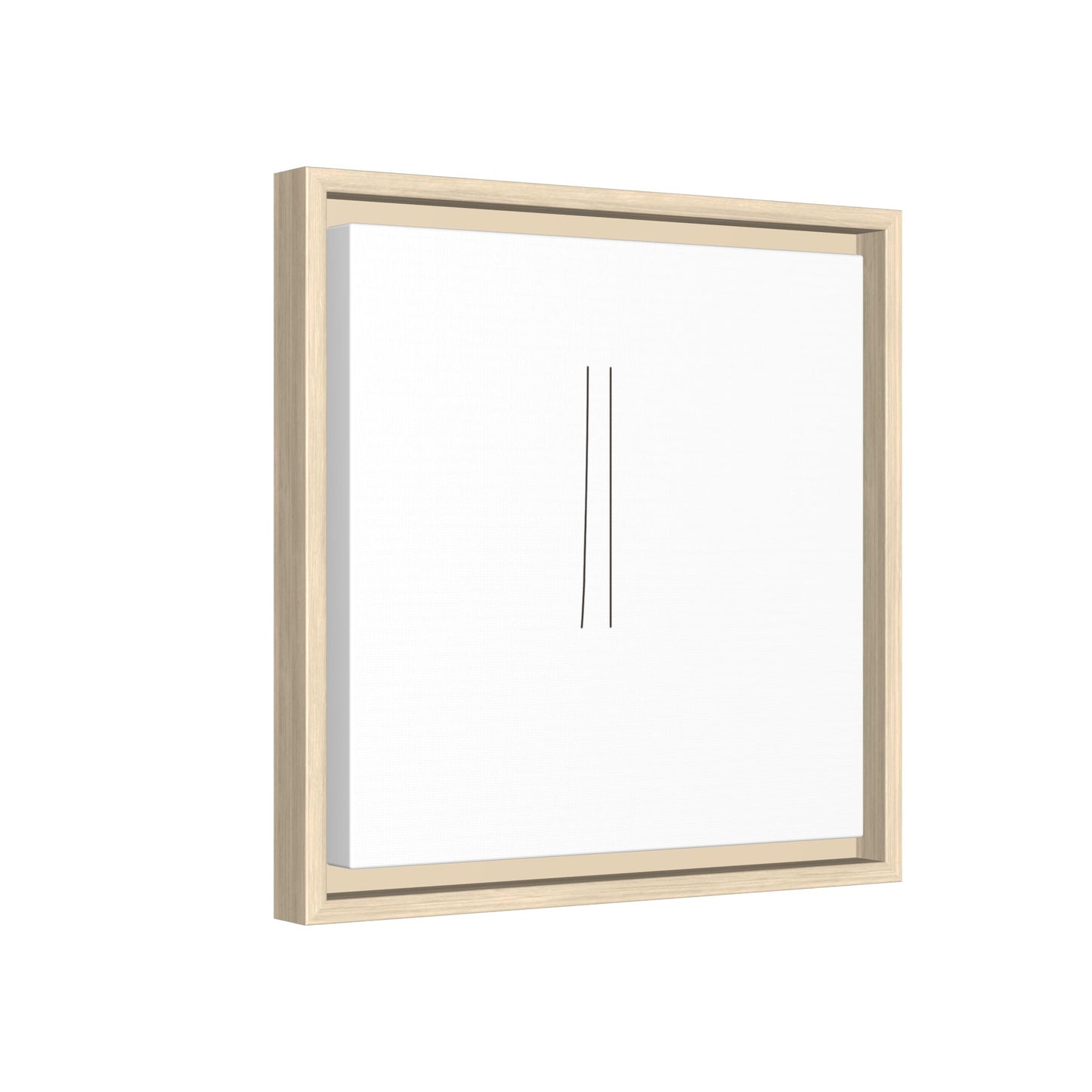 Minimal Line Art | Matte Canvas Framed