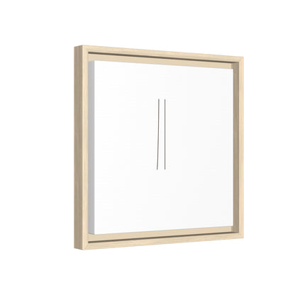 Minimal Line Art | Matte Canvas Framed