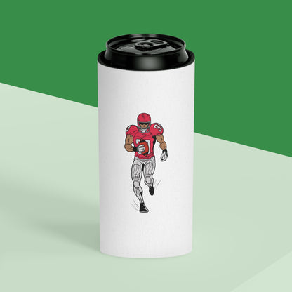 Football Player Can Cooler – Tailgating & Game Day Beverage Koozie