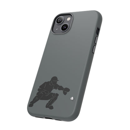 Baseball Catcher Phone Case, Sports Phone Accessory, Tough Cases, Gift for Athletes, Sports Fan Merchandise, Unique Design - TRV
