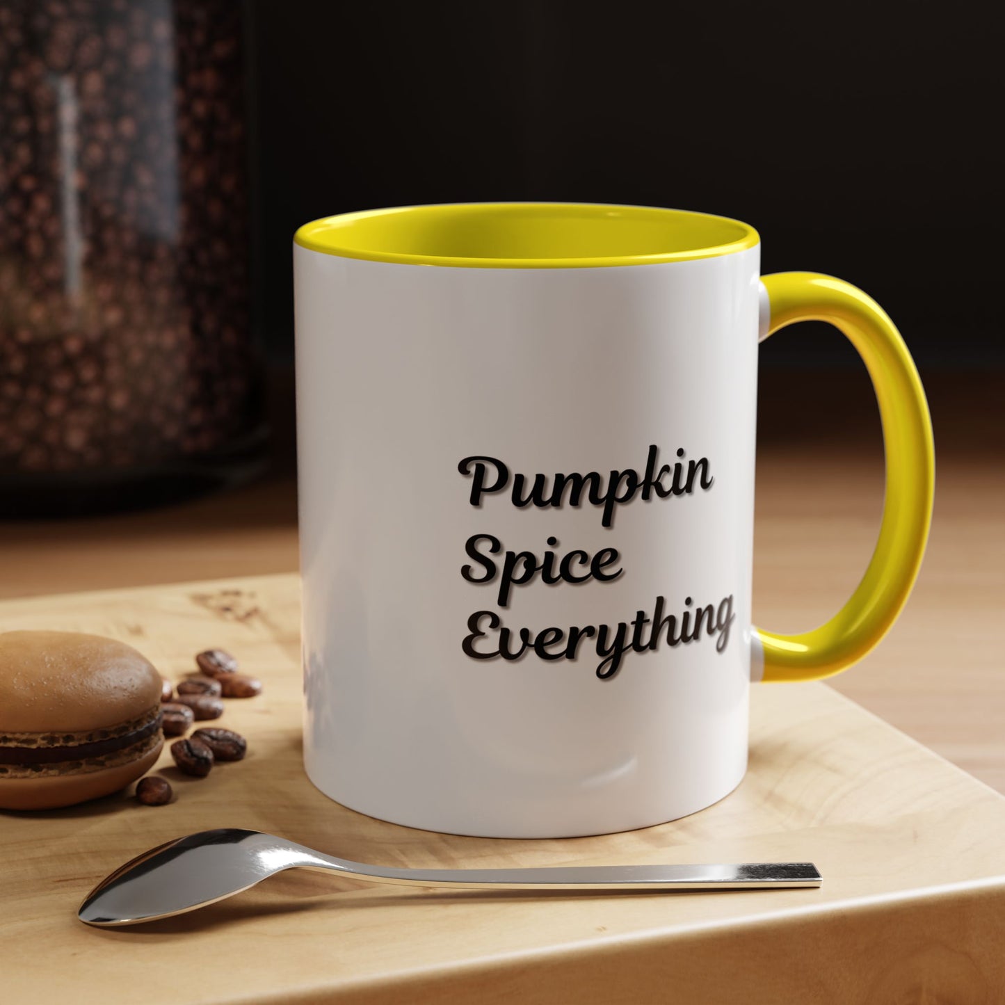 Pumpkin Spice Everything Accent Coffee Mug — Fall Seasonal 11/15oz