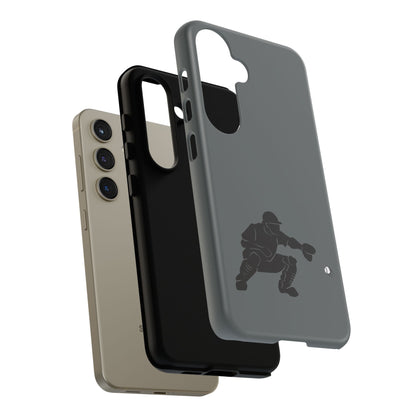 Printify baseball catcher phone case, durable protective cover with catcher graphic for iPhone and Android smartphones