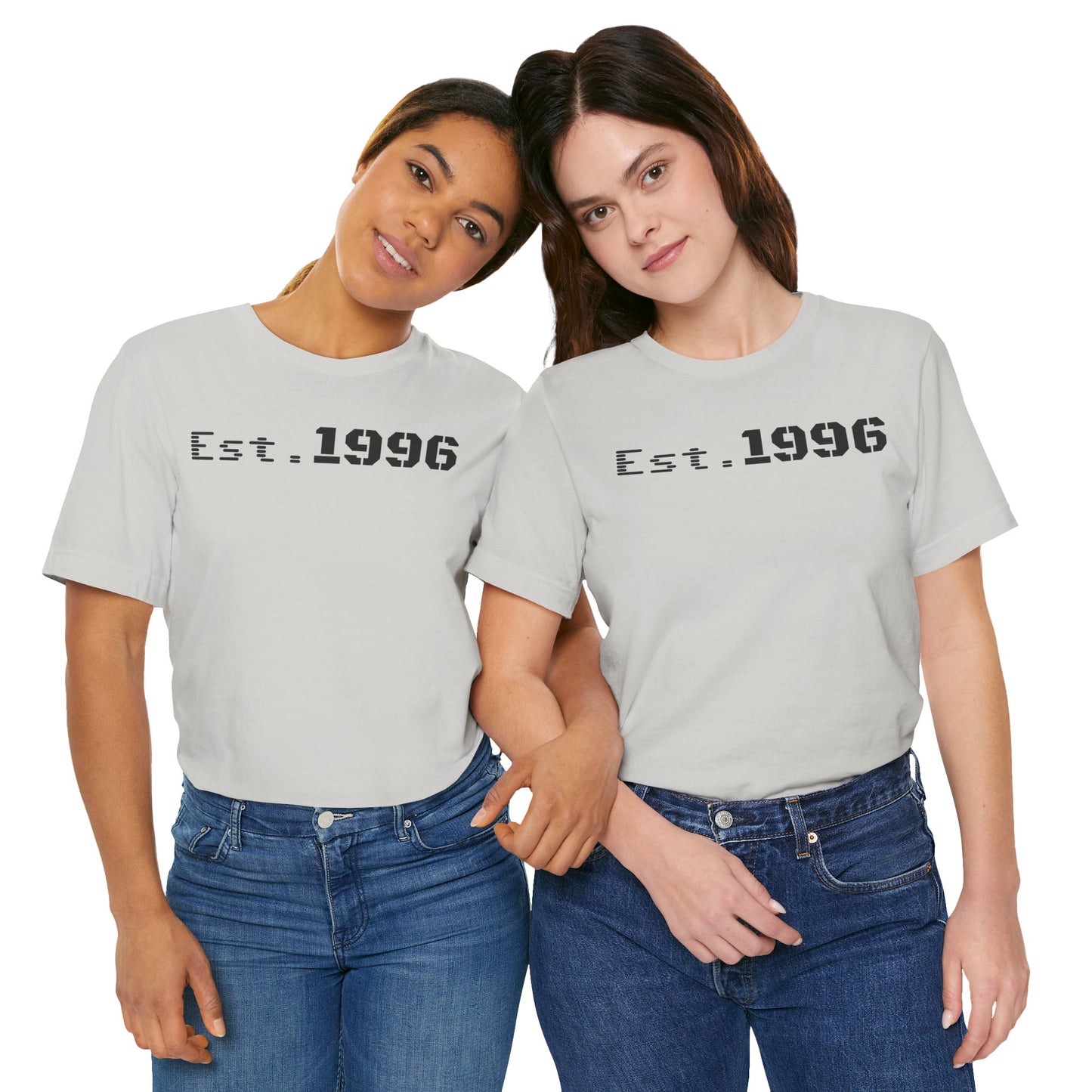 Established 1996 Unisex T-Shirt, Vintage Year Tee, Birth Year Gift, Casual Fashion, Personalized Graphic Tee - TRV