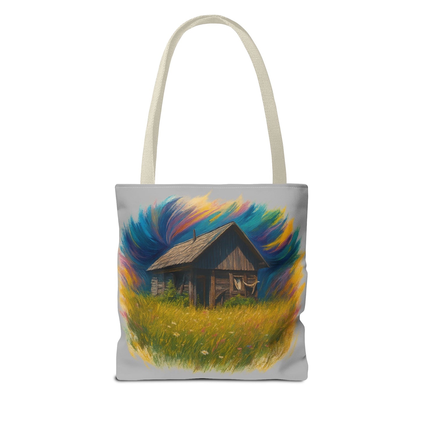 Rustic Charm Tote Bag | Boho Bag | Eco-Friendly Custom Design | Nature Lover Gift | Canvas Purse | Casual Carryall - TRV