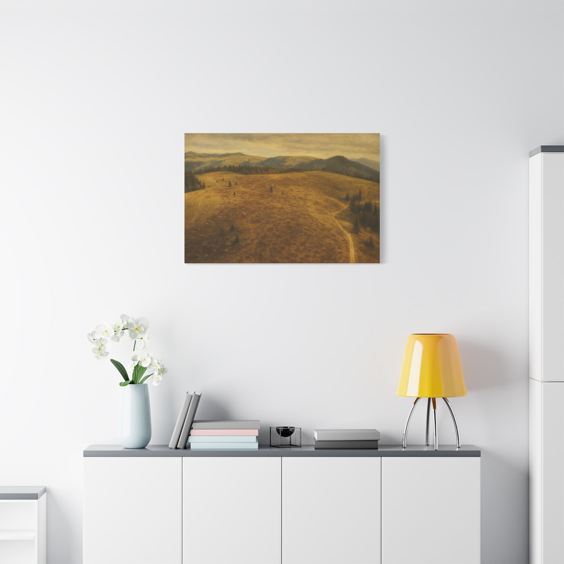 Stretched Canvas Art Print, Landscape Wall Decor, Nature Photography, Rustic Home Decor, Gifting, Earthy Art - TRV